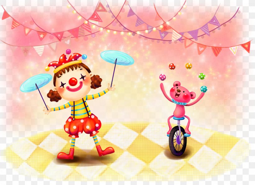 Paper Carnival Circus Wallpaper, PNG, 3425x2480px, Paper, Art, Baby Toys, Birthday, Carnival Download Free
