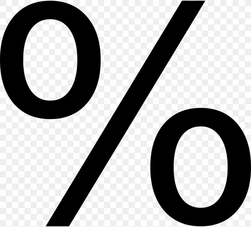 Percent Sign Percentage Symbol Relative Change, PNG, 1000x906px, Percent Sign, Area, At Sign, Black And White, Brand Download Free