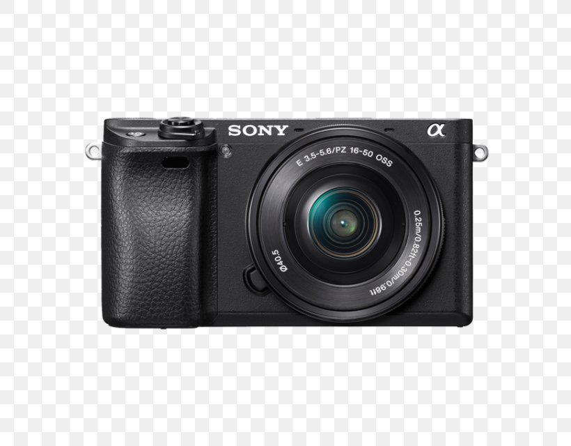 Sony Alpha 6300 Sony α6000 Sony α5100 Mirrorless Interchangeable-lens Camera, PNG, 640x640px, Sony Alpha 6300, Apsc, Camera, Camera Accessory, Camera Lens Download Free