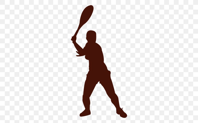Tennis Player Silhouette, PNG, 512x512px, Tennis Player, Arm, Athlete, Ball, Joint Download Free