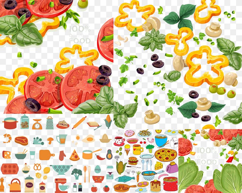 Vegetarian Cuisine Leaf Vegetable Dish, PNG, 820x656px, Vegetarian Cuisine, Art, Basil, Bell Pepper, Cooking Download Free