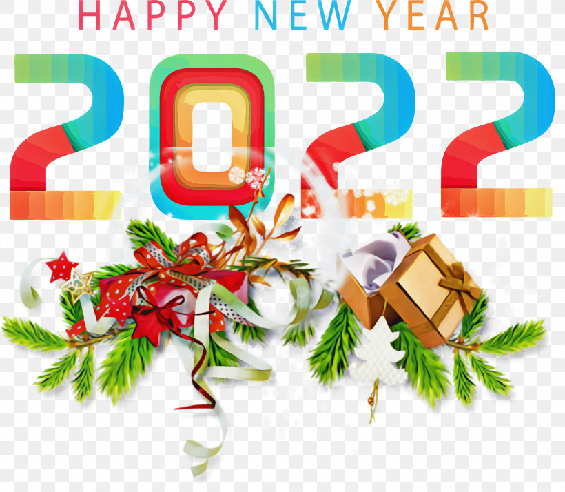 Happy 2022 New Year 2022 New Year 2022, PNG, 3000x2614px, Christmas Day, Bauble, Christmas Carol, Christmas Decoration, Christmas Eve Download Free