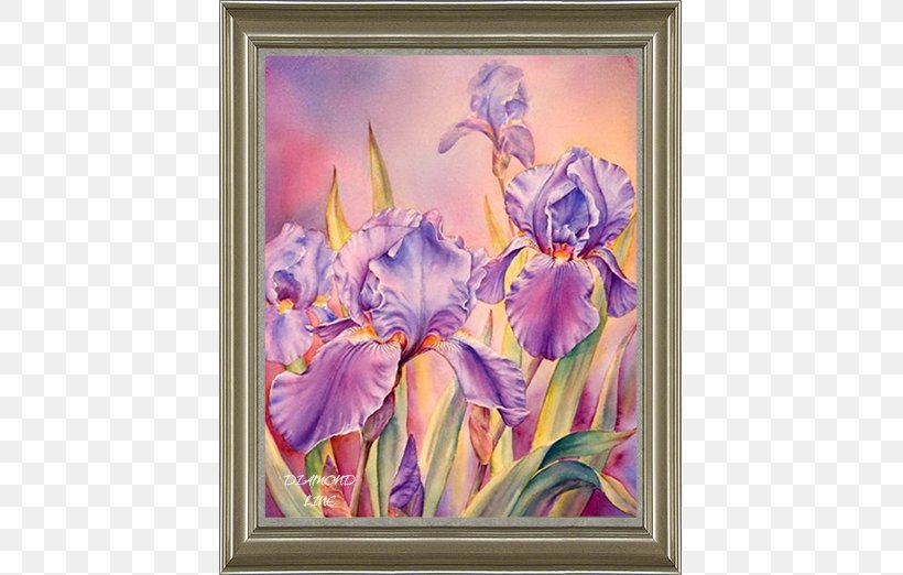 Irises Watercolor Painting Oil Painting Art, PNG, 522x522px, Irises, Abstract Art, Art, Artist, Artwork Download Free