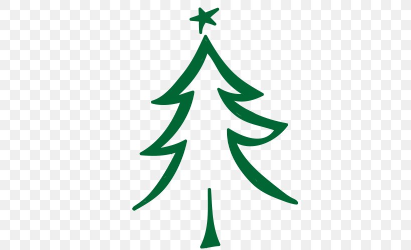 Christmas Tree Drawing Doodle, PNG, 500x500px, Christmas, Branch, Christmas And Holiday Season, Christmas Card, Christmas Decoration Download Free
