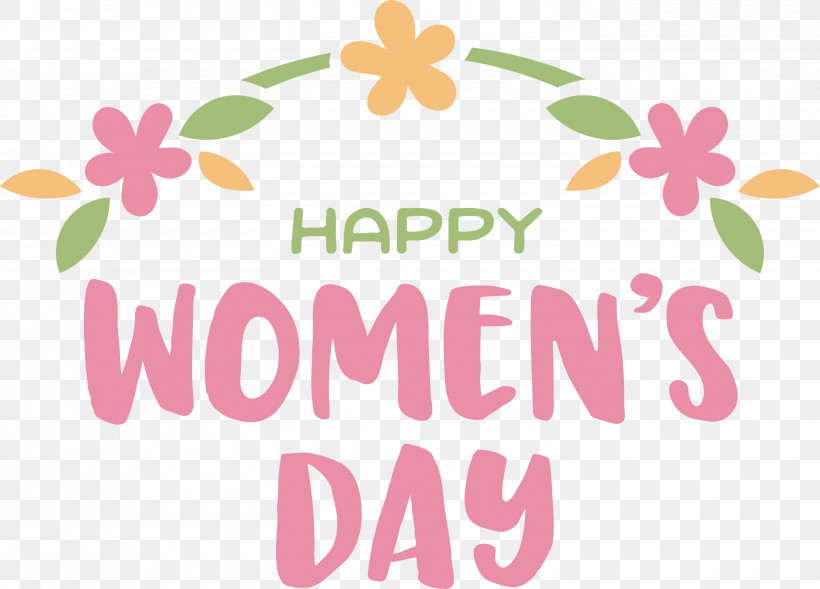 Happy Women’s Day Women’s Day, PNG, 3000x2158px, Floral Design, Geometry, Line, Logo, Mathematics Download Free