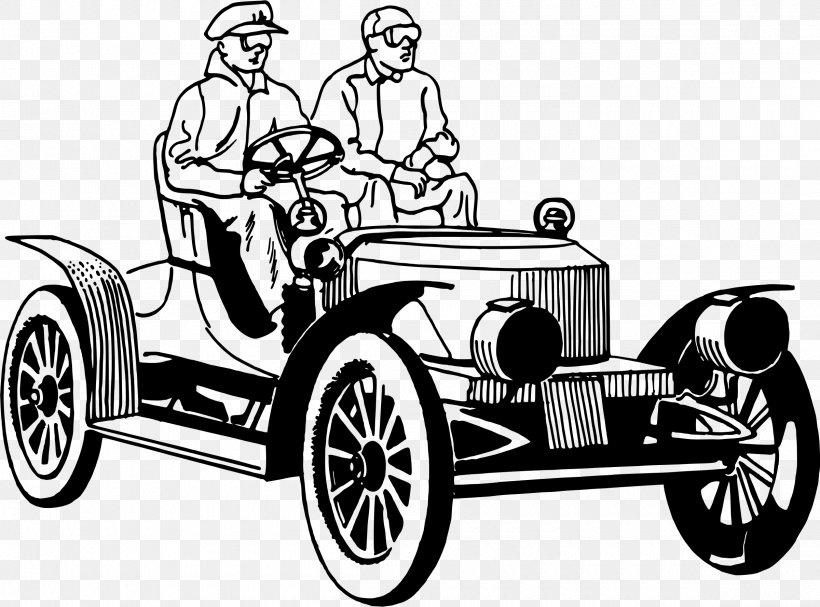 Vintage Car Steam Car Engine Clip Art, PNG, 2400x1778px, Vintage Car, Automotive Design, Black And White, Car, Classic Car Download Free