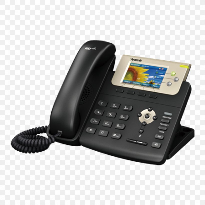 VoIP Phone Yealink SIP-T32G Session Initiation Protocol Power Over Ethernet Voice Over IP, PNG, 1000x1000px, Voip Phone, Answering Machine, Caller Id, Communication, Corded Phone Download Free