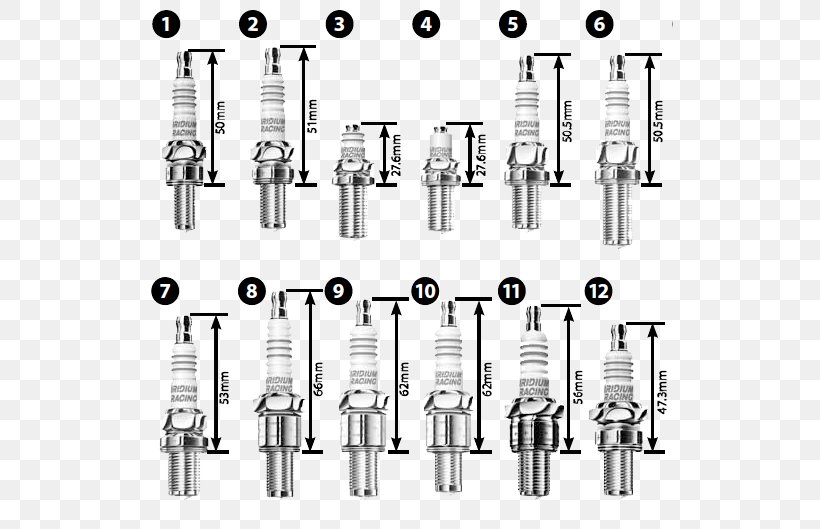 Spark Plug Iridium Denso Automotive Ignition Part Ignition System, PNG, 526x529px, Spark Plug, Automotive Ignition Part, Black And White, Computer Font, Denso Download Free