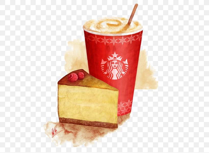 Swindon Starbucks Drawing Illustrator Illustration, PNG, 564x602px, Swindon, Advertising, Art, Behance, Dessert Download Free