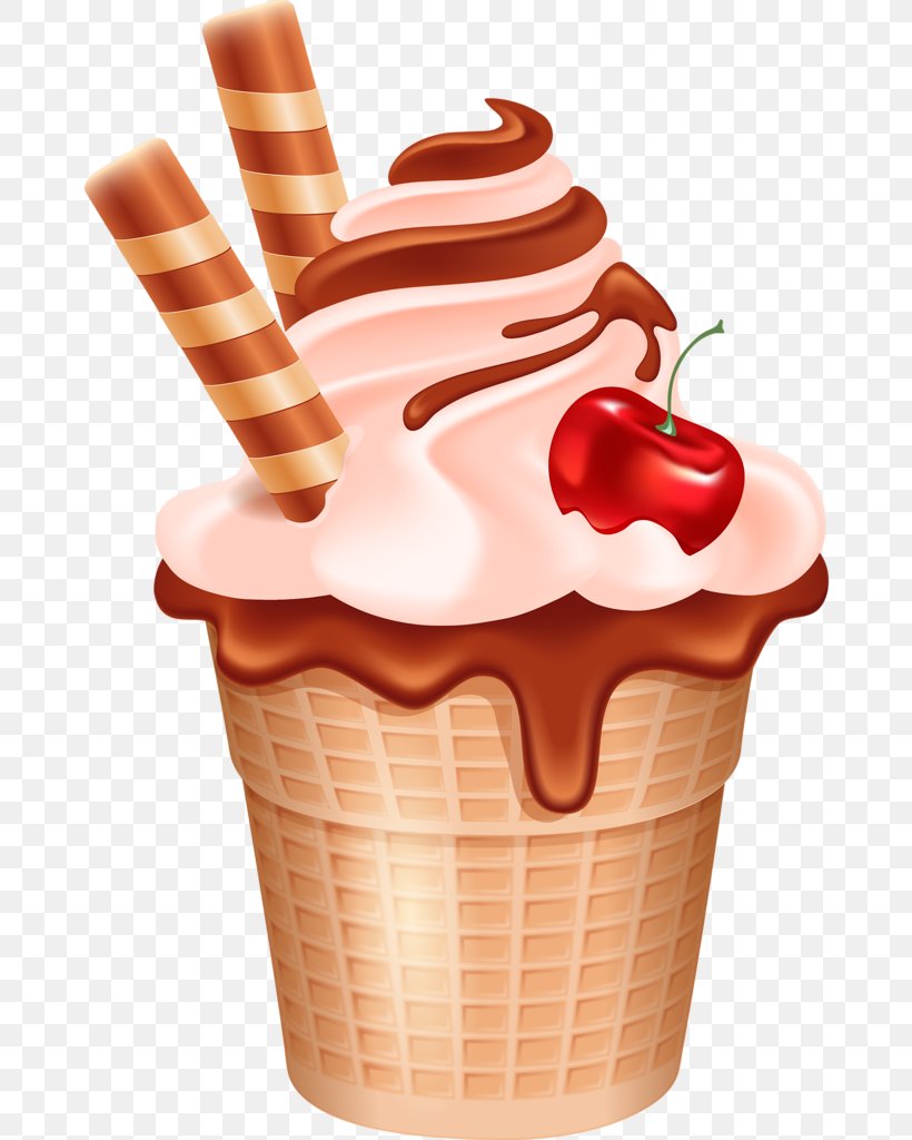 Ice Cream Cones Sundae Clip Art, PNG, 672x1024px, Ice Cream, Baking Cup, Cherry Ice Cream, Chocolate Ice Cream, Cream Download Free