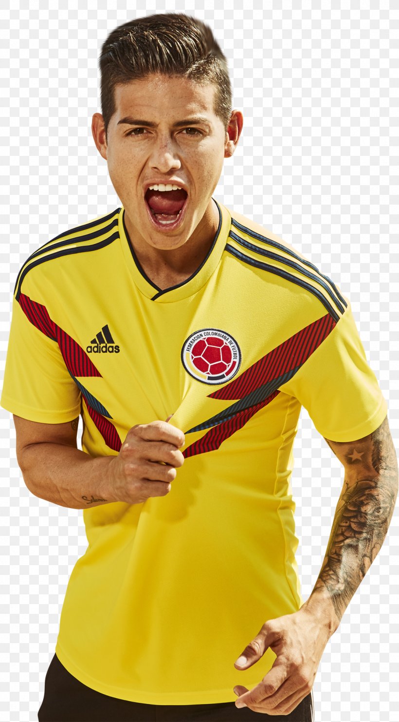 James Rodríguez 2018 World Cup Colombia National Football Team Jersey 2018 FIFA World Cup Qualification, PNG, 1106x2000px, 2018 Fifa World Cup Qualification, 2018 World Cup, Brazil National Football Team, Clothing, Colombia National Football Team Download Free