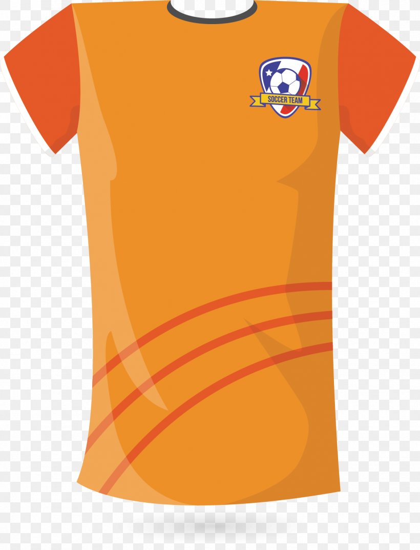 Orange Jerseys Vector, PNG, 1343x1758px, T Shirt, Active Shirt, Clothing, Football, Illustration Download Free