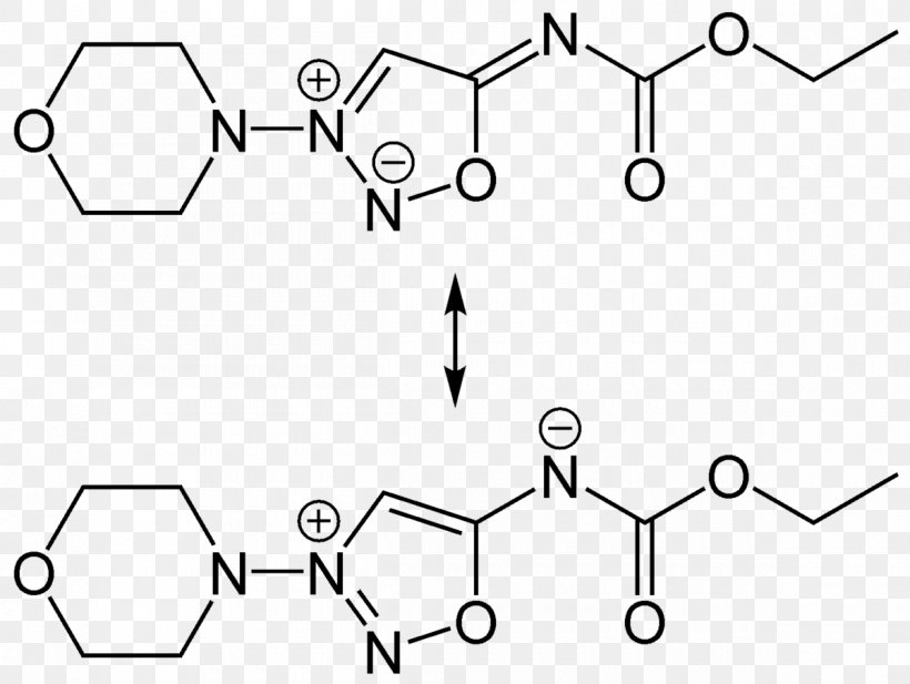 Structure Molsidomine Structural Formula Chemical Formula Skeletal Formula, PNG, 1200x903px, Structure, Amphetamine, Area, Atom, Auto Part Download Free