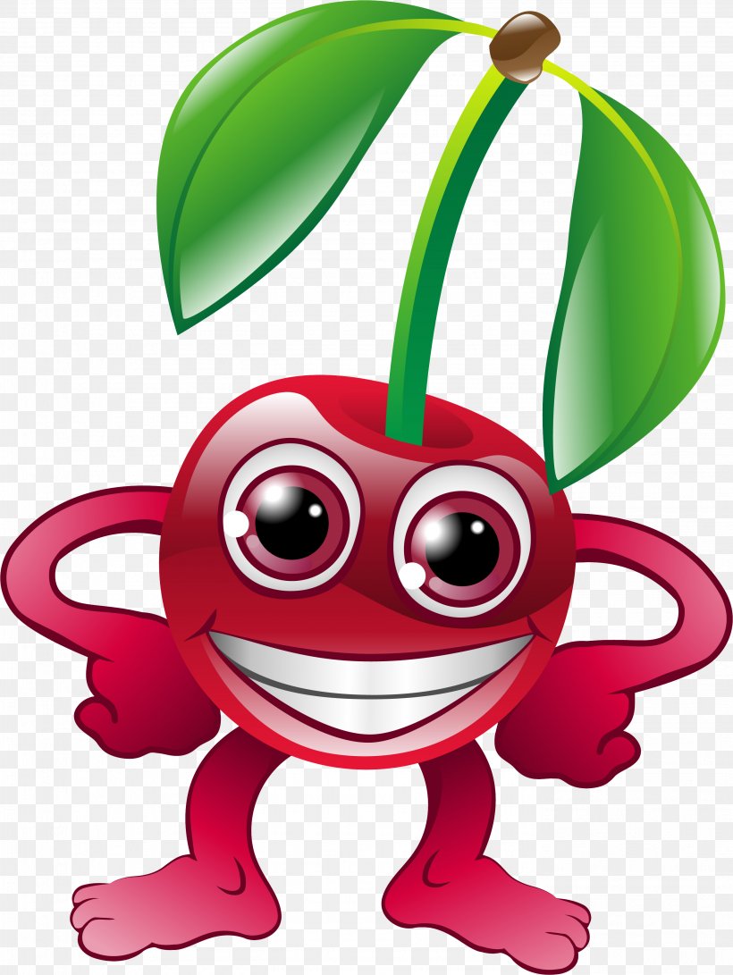 Emoticon Cherry Clip Art, PNG, 2776x3696px, Emoticon, Cartoon, Cherry, Drawing, Fictional Character Download Free