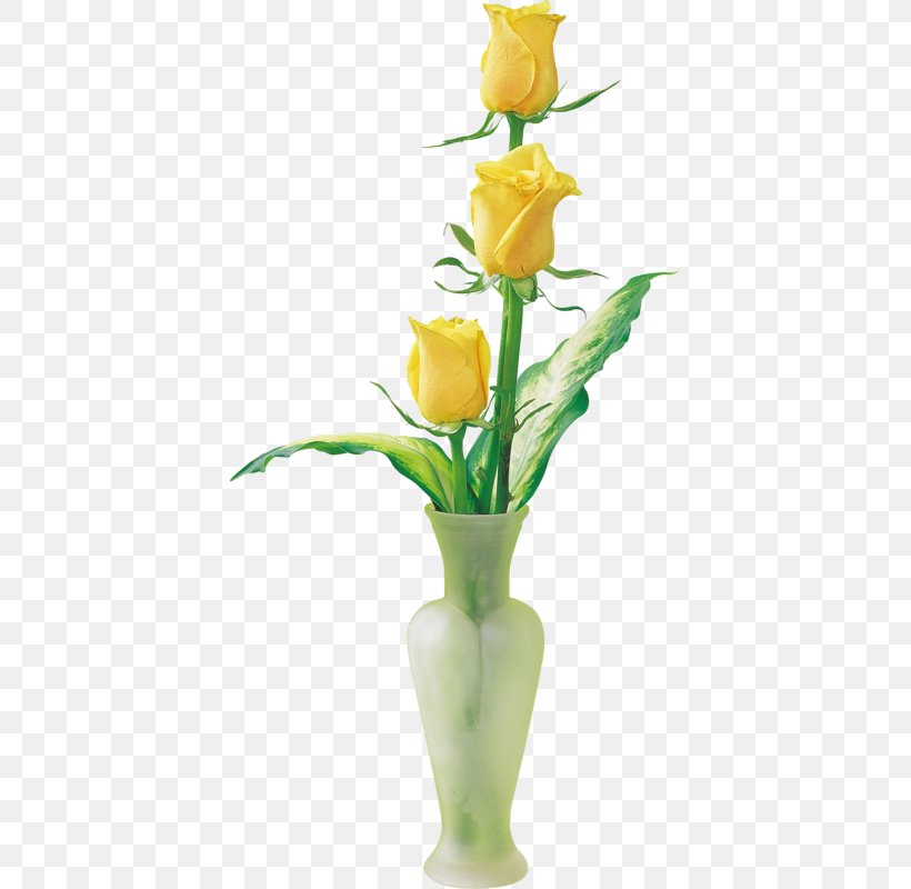 Garden Roses Vase Cut Flowers Floral Design, PNG, 406x800px, Garden Roses, Advertising, Artificial Flower, Bud, Coreldraw Download Free
