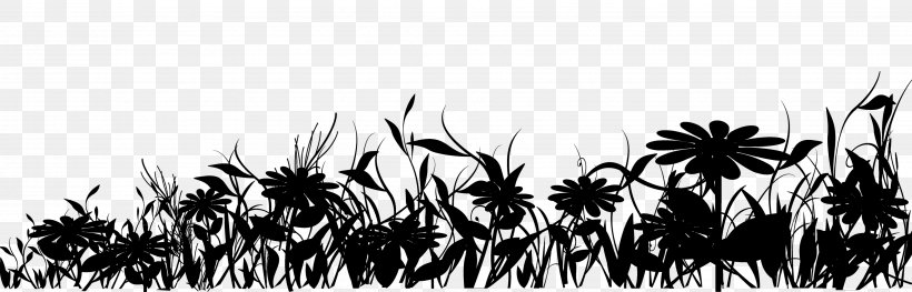 Grasses Desktop Wallpaper Commodity Computer Silhouette, PNG, 3872x1244px, Grasses, Arecales, Attalea Speciosa, Blackandwhite, Botany Download Free