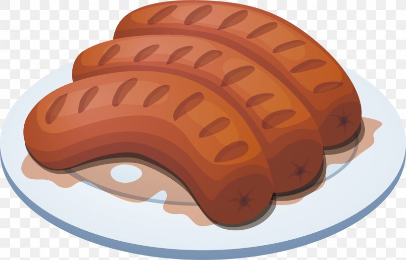 Sausage Hot Dog Ham Fast Food, PNG, 2322x1487px, Sausage, Cartoon, Deep Frying, Fast Food, Food Download Free