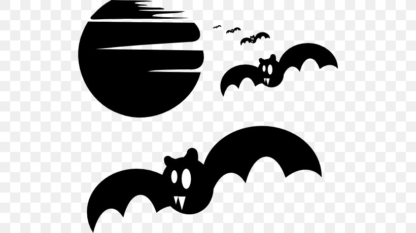 Spooky Halloween Clip Art, PNG, 512x460px, Spooky, Bat, Black, Black And White, Brand Download Free