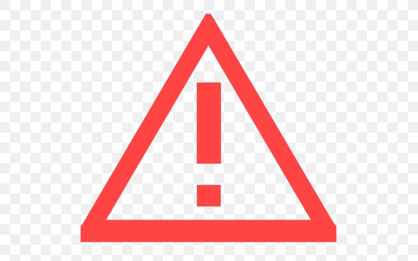 Warning Sign Hazard Risk Exclamation Mark, PNG, 512x512px, Warning Sign, Advarselstrekant, Area, Brand, Exclamation Mark Download Free
