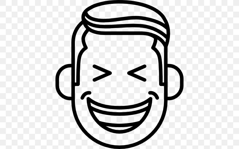 Happiness Icon, PNG, 512x512px, Gesture, Black And White, Emotion, Face, Facial Expression Download Free