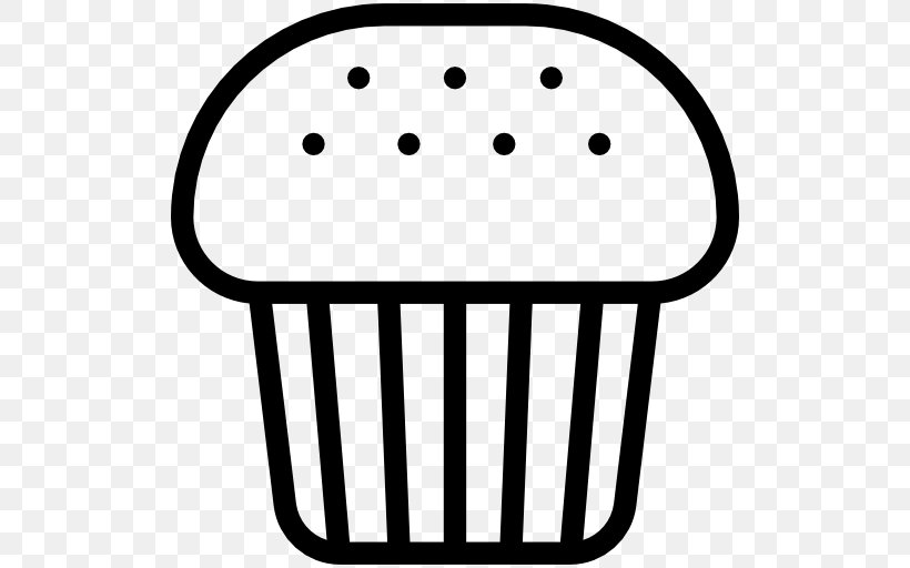 Muffin Bakery Cupcake Clip Art, PNG, 512x512px, Muffin, Bakery, Baking, Black And White, Cupcake Download Free