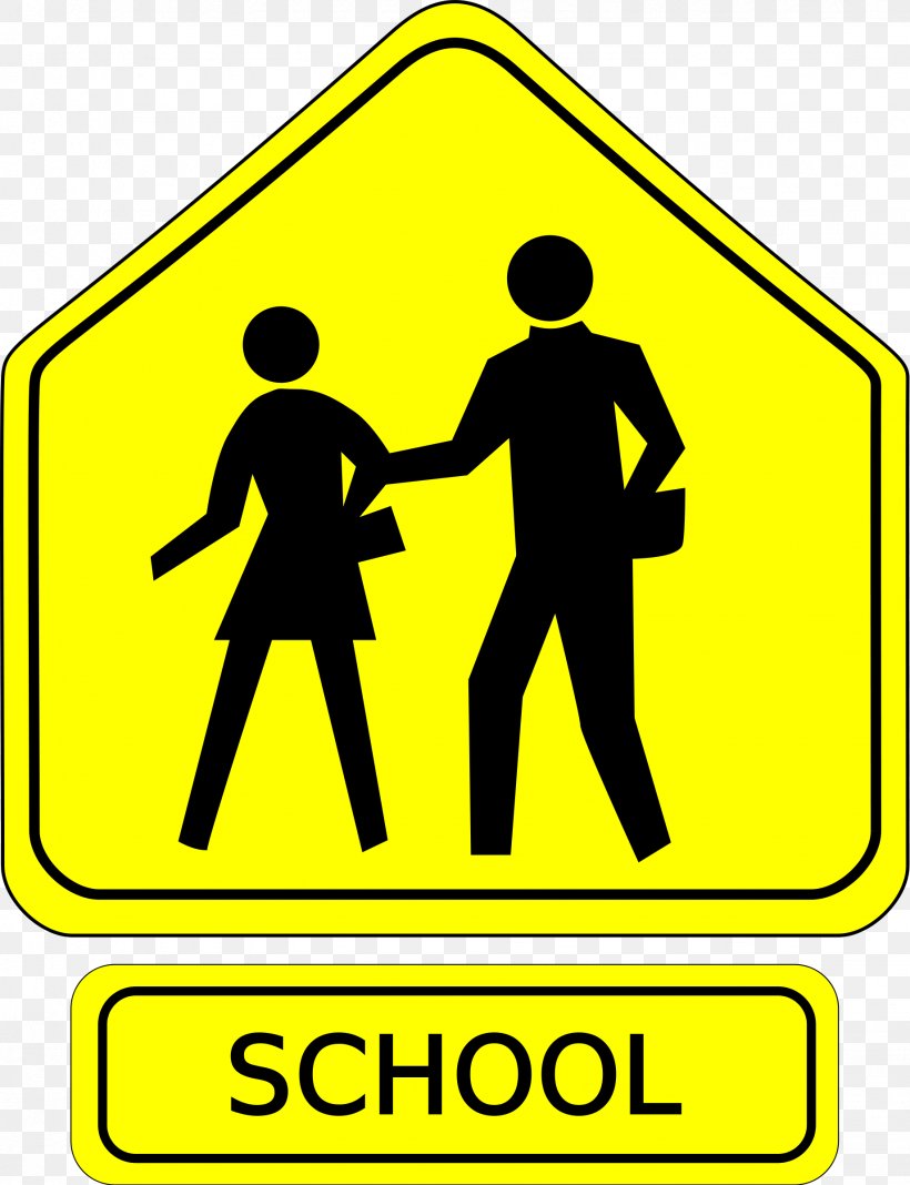 School Zone Traffic Sign Clip Art, PNG, 1841x2400px, School Zone, Area, Black And White, Brand, Education Download Free
