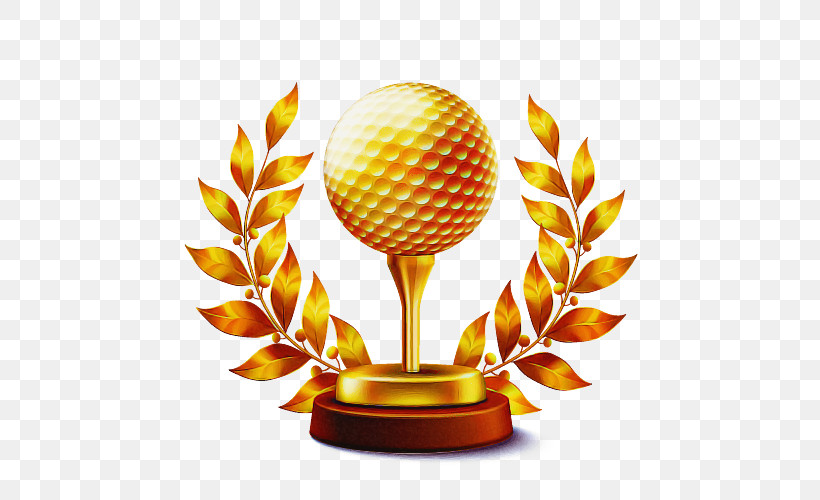 Trophy, PNG, 500x500px, Trophy, Award, Ball, Plant, Yellow Download Free