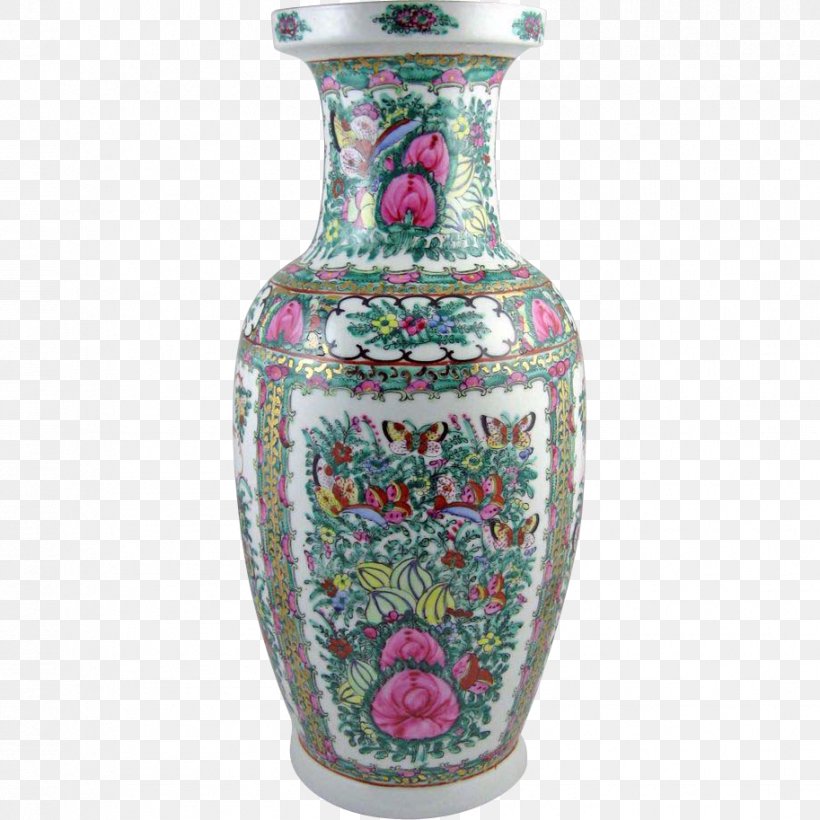 Vase Ceramic Peacock Lamp China Famille Rose, PNG, 913x913px, Vase, Antique, Art, Artifact, Ceramic Download Free