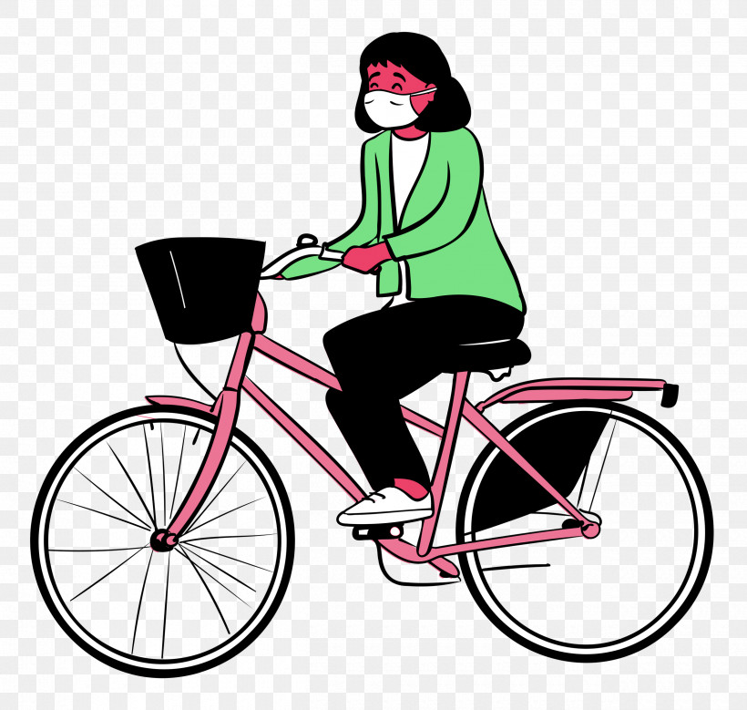 Woman Bicycle Bike, PNG, 2500x2375px, Woman, Bicycle, Bicycle Frame, Bicycle Saddle, Bicycle Wheel Download Free