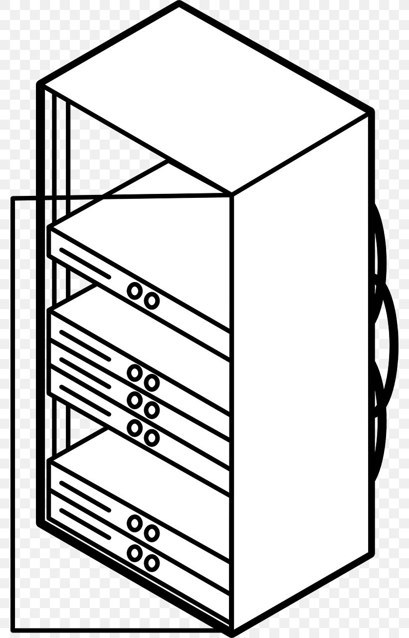 19-inch Rack Computer Servers Blade Server Clip Art, PNG, 778x1280px, 19inch Rack, Area, Black, Black And White, Blade Server Download Free