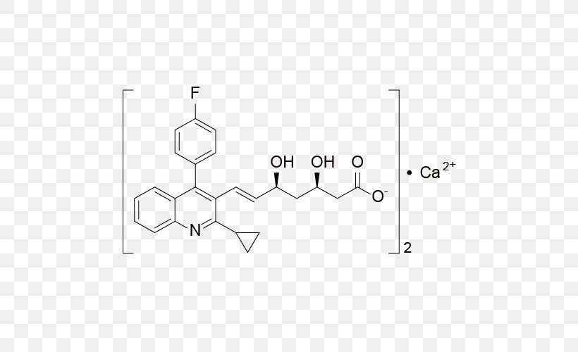 Rosuvastatin Pitavastatin Chemical Compound /m/02csf, PNG, 500x500px, Rosuvastatin, Area, Ballandstick Model, Black And White, Chemical Compound Download Free