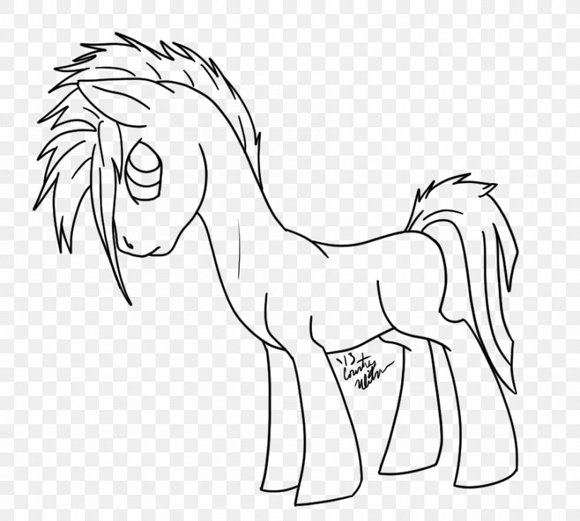 Mane Pony Line Art Mustang Sketch, PNG, 898x808px, Watercolor, Cartoon, Flower, Frame, Heart Download Free