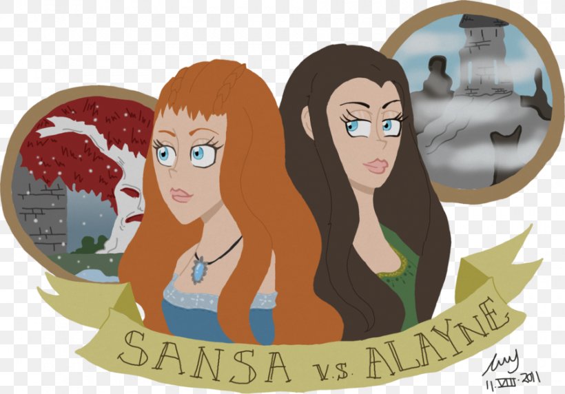 Sansa Stark A Game Of Thrones Daenerys Targaryen Petyr Baelish Arya Stark, PNG, 900x628px, Sansa Stark, Art, Arya Stark, Bran Stark, Cartoon Download Free
