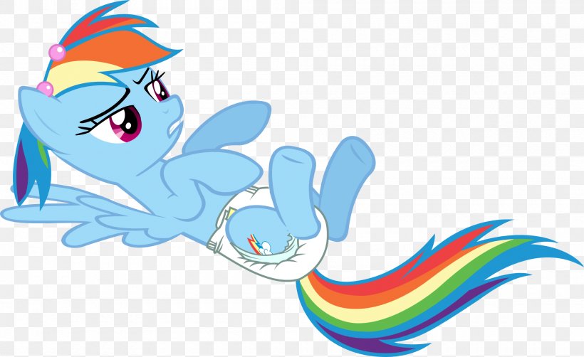 Rainbow Dash Pony Diaper Applejack Pinkie Pie, PNG, 2000x1226px, Rainbow Dash, Applejack, Art, Cartoon, Diaper Download Free