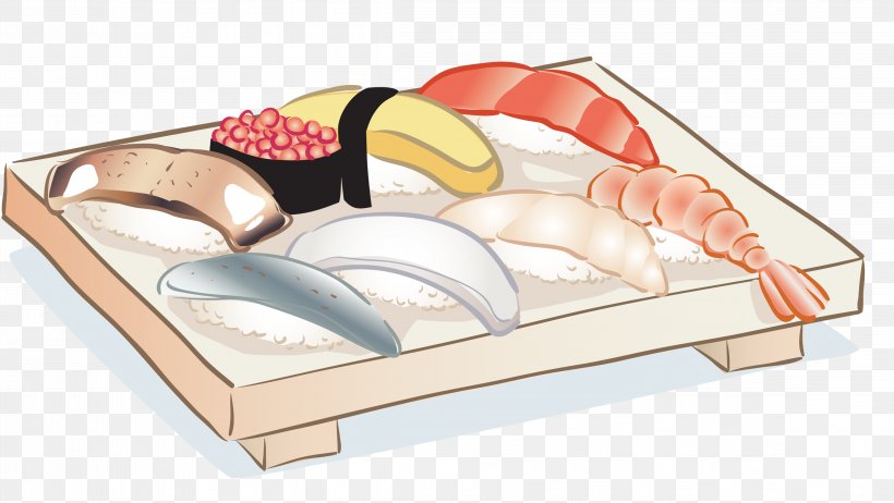 Sushi Onigiri Japanese Cuisine Bento Gimbap, PNG, 4589x2588px, Sushi, Bed, Bed Frame, Bento, Box Download Free