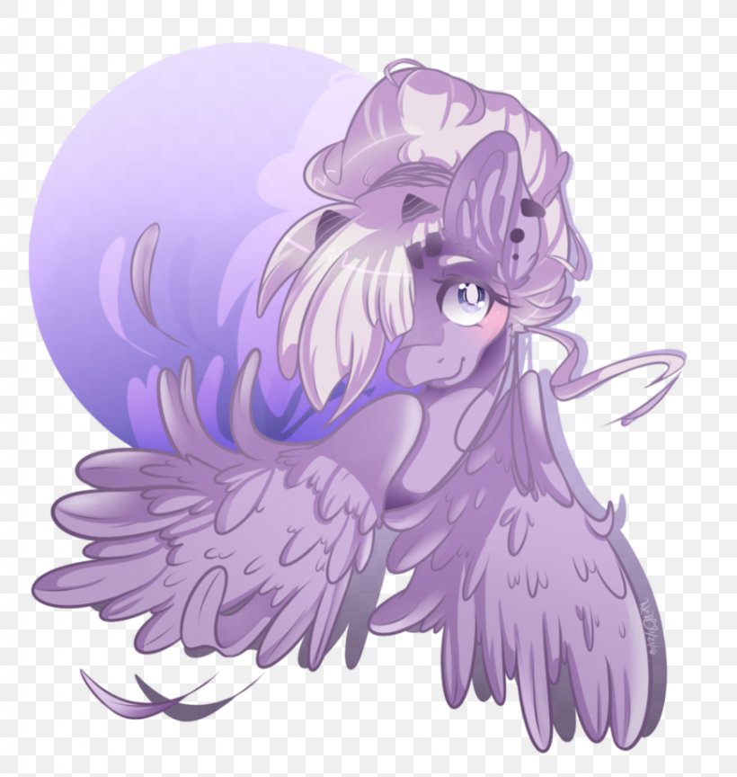Violet Legendary Creature Lilac Horse Purple, PNG, 871x918px, Watercolor, Cartoon, Flower, Frame, Heart Download Free