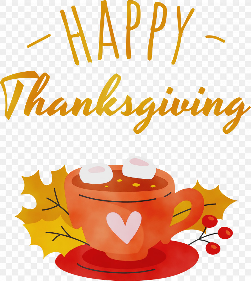 Coffee Cup, PNG, 2678x3000px, Happy Thanksgiving, Coffee, Coffee Cup, Cup, Flower Download Free