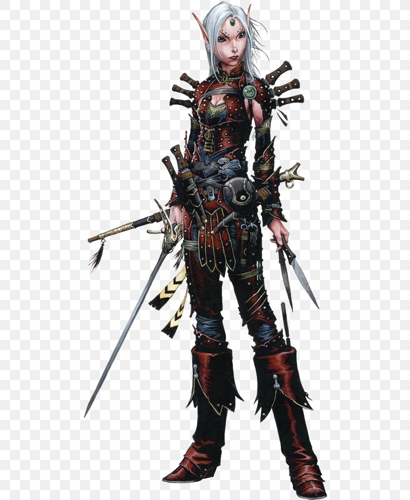 Pathfinder Roleplaying Game Dungeons & Dragons Elf Thief Role-playing Game, PNG, 489x1000px, Pathfinder Roleplaying Game, Action Figure, Armour, Cold Weapon, Costume Download Free