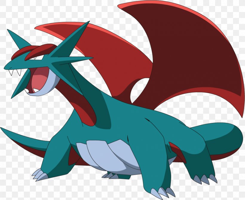 Pokémon X And Y Salamence Bagon Shelgon, PNG, 872x711px, Salamence, Art, Bagon, Cartoon, Dragon Download Free