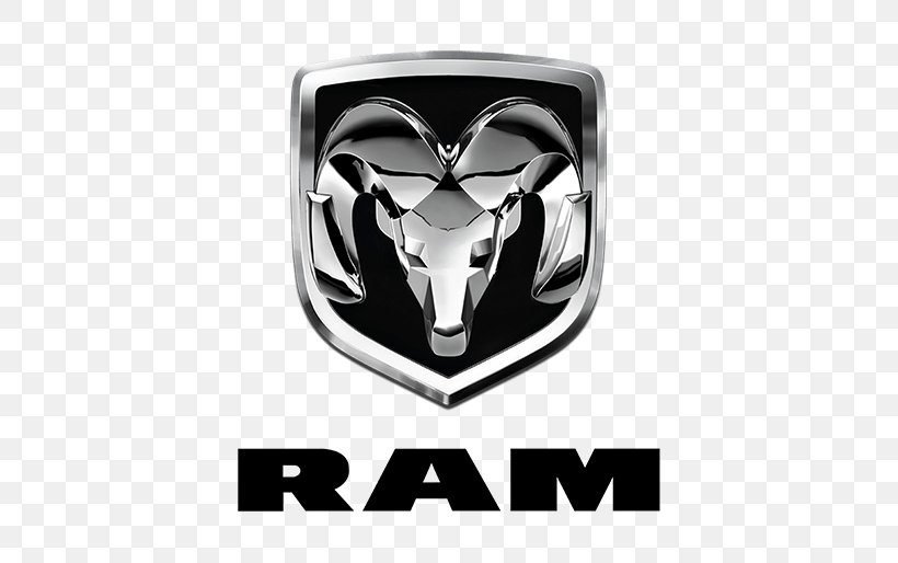 Ram Trucks Ram Pickup Dodge Chrysler Car, PNG, 500x514px, Ram Trucks, Black And White, Brand, Car, Chrysler Download Free