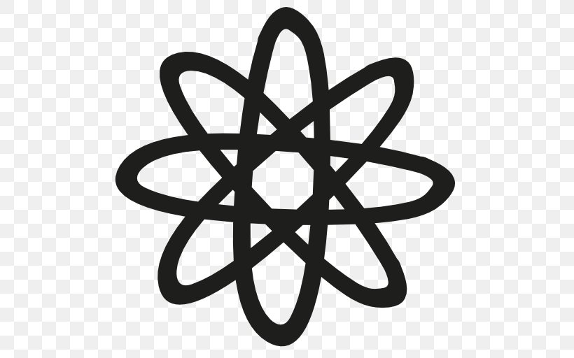 Atomic Theory Clip Art, PNG, 512x512px, Atom, Atomic Physics, Atomic Theory, Black And White, Bohr Model Download Free