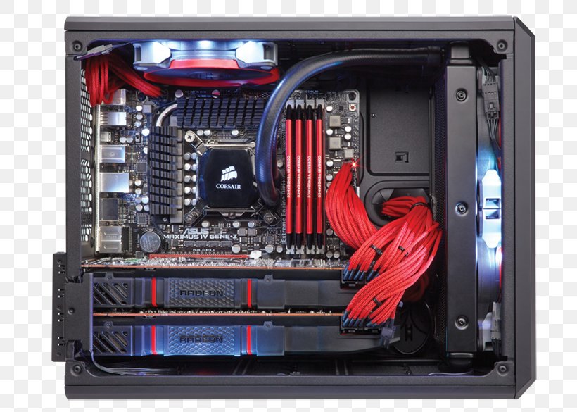 Computer Cases & Housings Power Supply Unit Corsair Carbide Series Air 540 MicroATX Mini-ITX, PNG, 750x585px, Computer Cases Housings, Atx, Cable Management, Computer, Computer Accessory Download Free