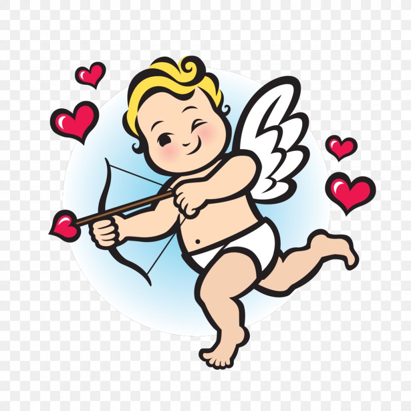 Cupid Drawing Cartoon, PNG, 1024x1024px, Watercolor, Cartoon, Flower, Frame, Heart Download Free