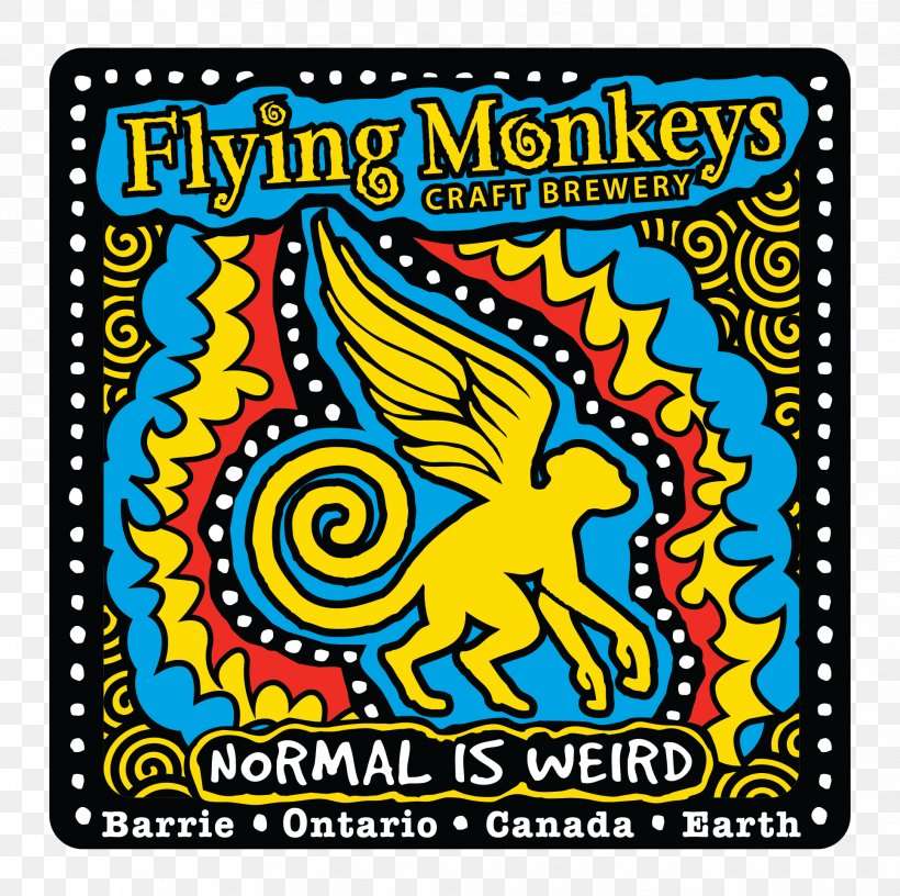 Flying Monkeys Craft Brewery Craft Beer Cider, PNG, 1933x1924px, Beer, Area, Art, Barrie, Brewery Download Free
