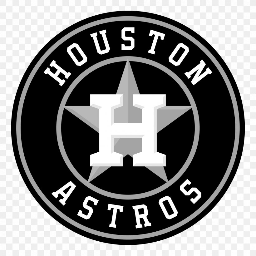 Houston Astros: Deep In The Heart MLB Los Angeles Angels Baseball, PNG, 2400x2400px, Houston Astros, Badge, Baseball, Black And White, Brand Download Free