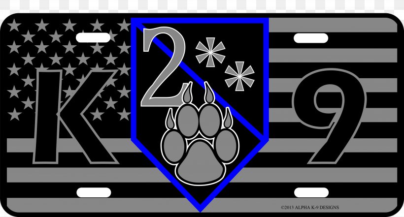 Police Dog German Shepherd Vehicle License Plates, PNG, 3661x1969px, Police Dog, Blue, Brand, Copyright, German Shepherd Download Free