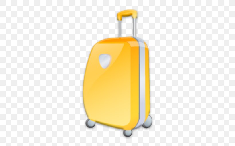 Suitcase, PNG, 512x512px, Suitcase, Bmp File Format, Orange, Tiff, Truevision Tga Download Free