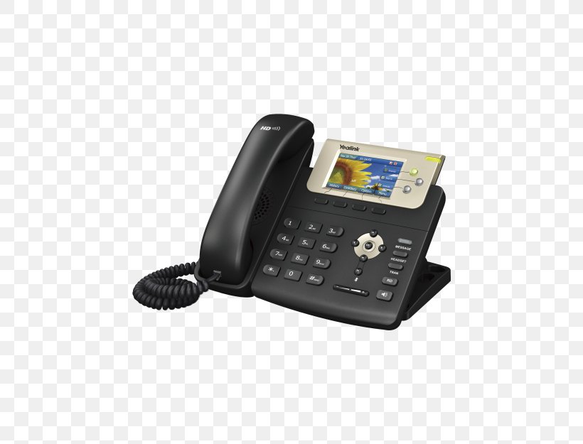VoIP Phone Yealink SIP-T32G Telephone Gigabit Ethernet Session Initiation Protocol, PNG, 500x625px, Voip Phone, Caller Id, Communication, Corded Phone, Electronics Download Free