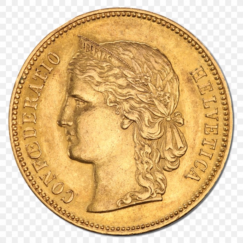 Gold Coin Franc Napoléon Sovereign, PNG, 1000x1000px, Coin, American Gold Eagle, Ancient History, Brass, Canadian Gold Maple Leaf Download Free
