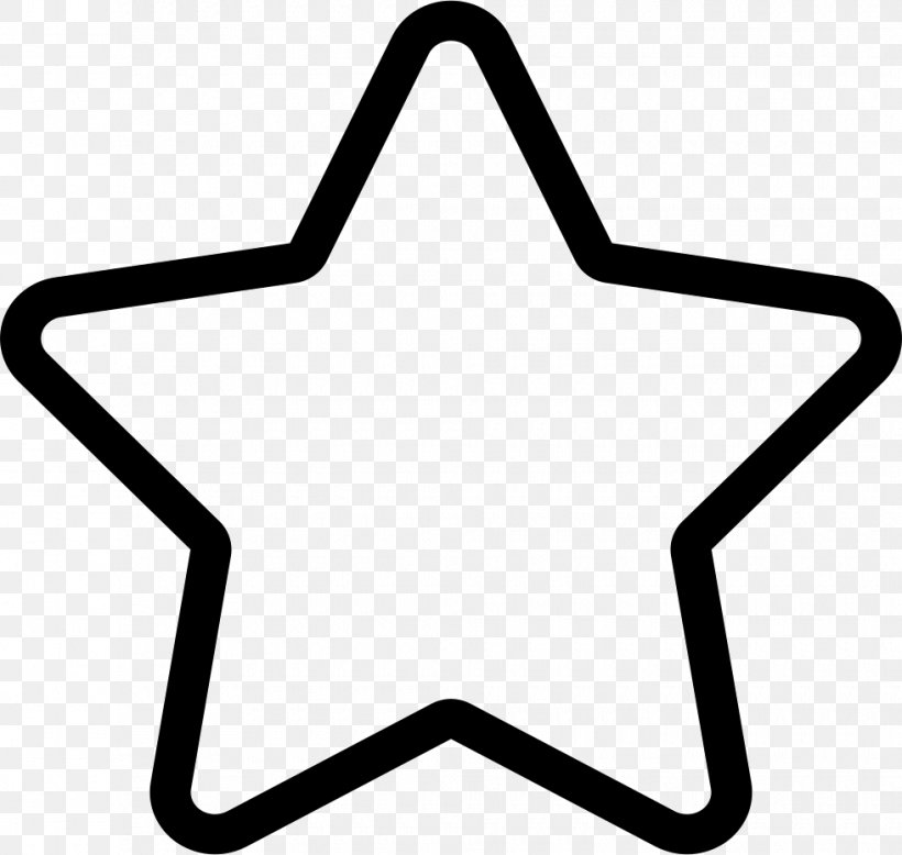 Clip Art, PNG, 980x930px, Star, Area, Black, Black And White, Symbol Download Free